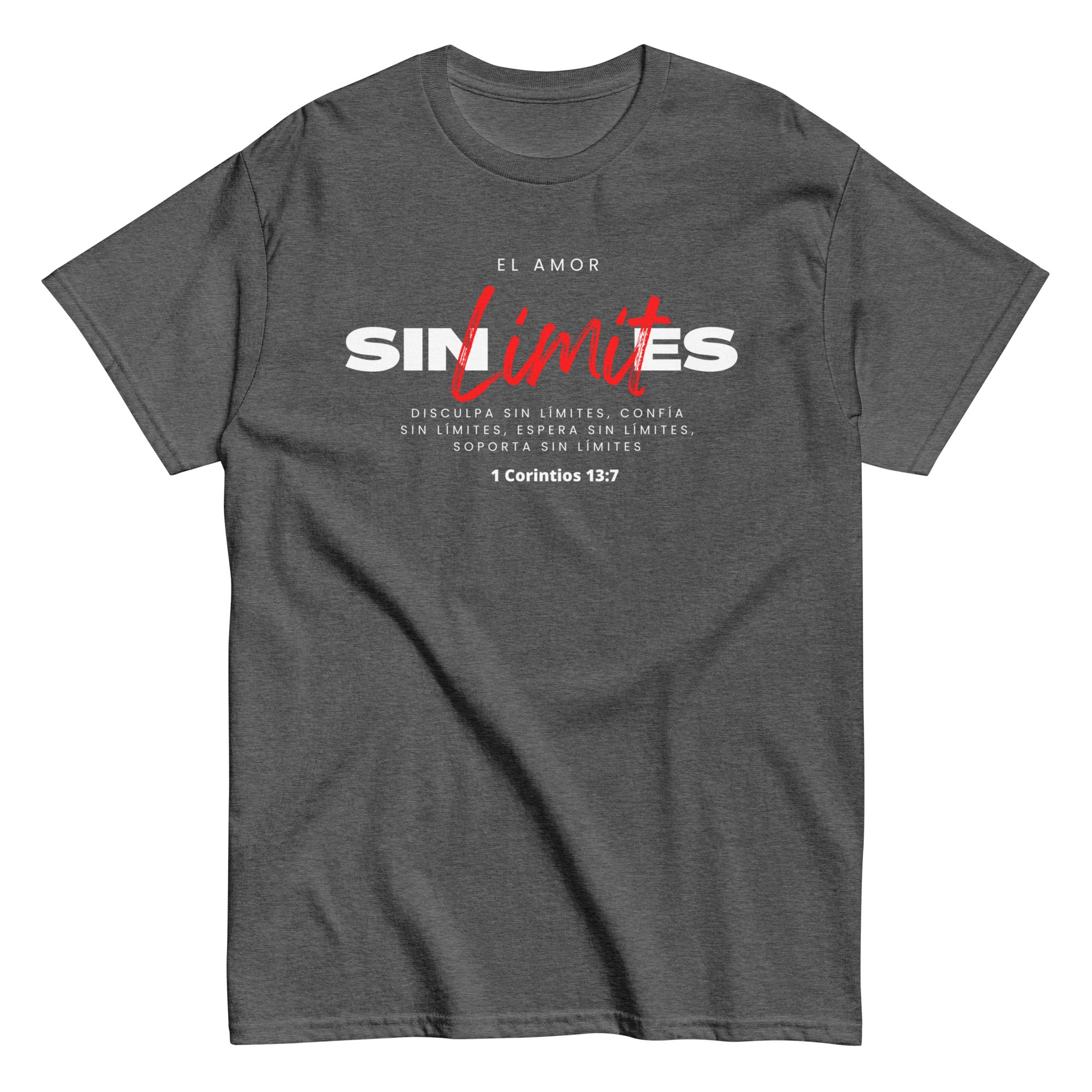 Love without Limits, 100% Cotton Christian Shirt, Amor sin Limites, Camisa Cristiana 100% Algodon